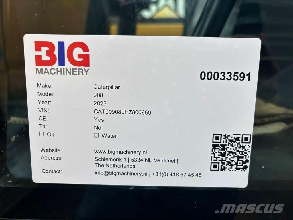 CAT 908 Incarcator pe pneuri