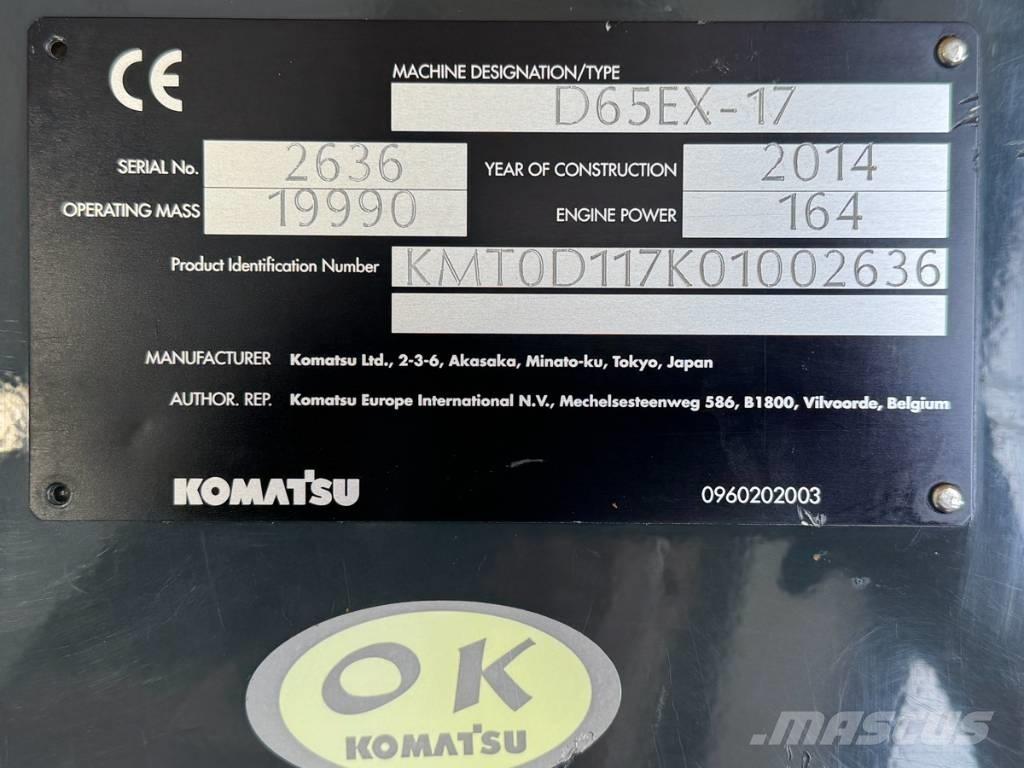 Komatsu D 65 EX-17 Buldozere pe senile
