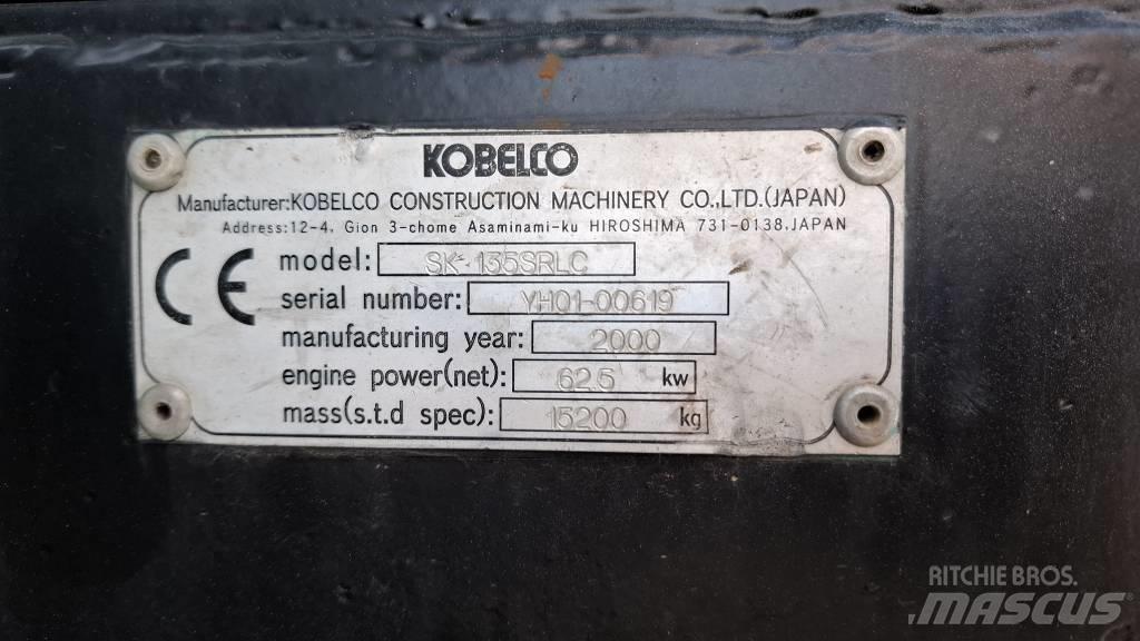 Kobelco SK 135 SR LC Excavatoare pe șenile
