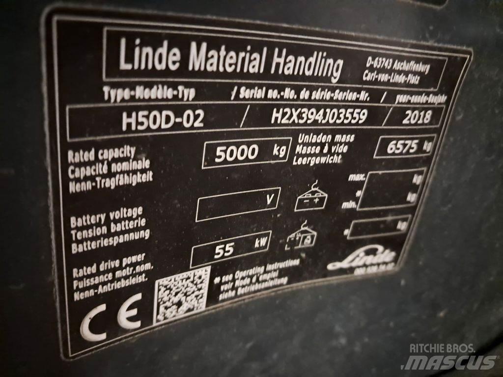 Linde H50D-02 Stivuitor diesel