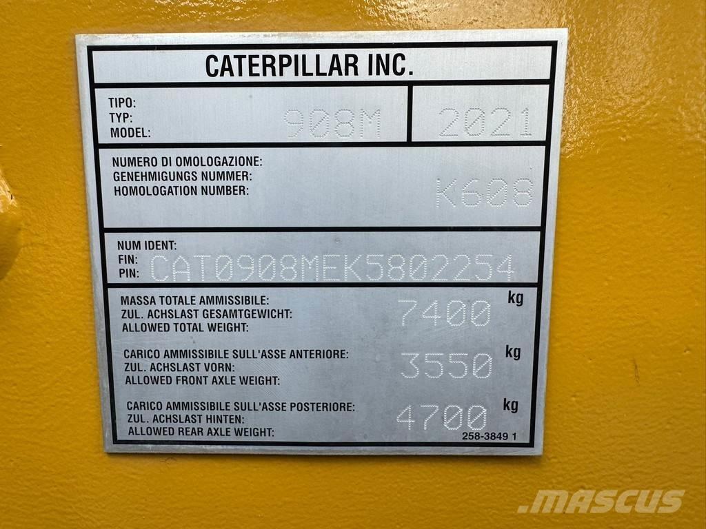 CAT 908M Incarcator pe pneuri