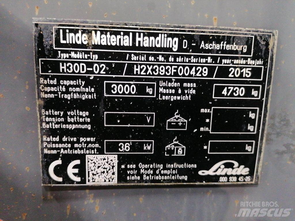Linde H30D-02 Stivuitor diesel