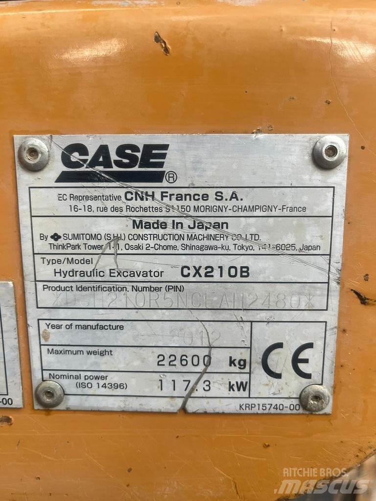 CASE CX210B Excavatoare pe șenile

