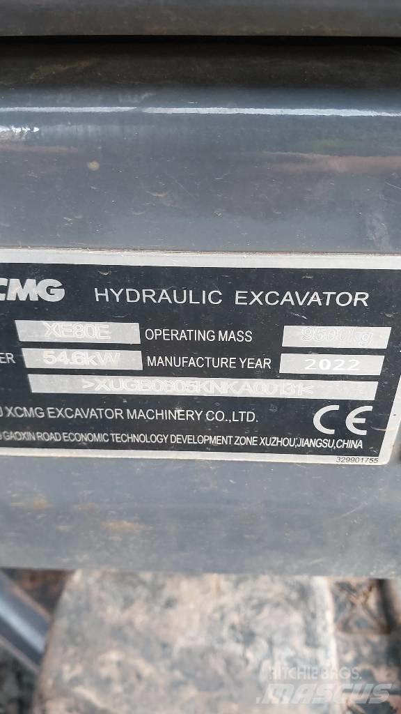 XCMG XE 80 E Excavatoare 7t - 12t