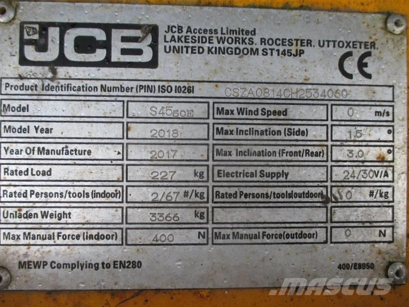 JCB S4550E Platforme foarfeca
