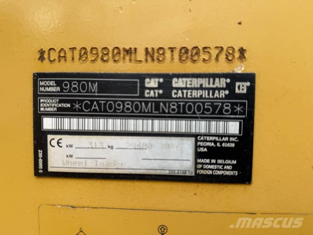 CAT 980M shovel + Bak Incarcator pe pneuri