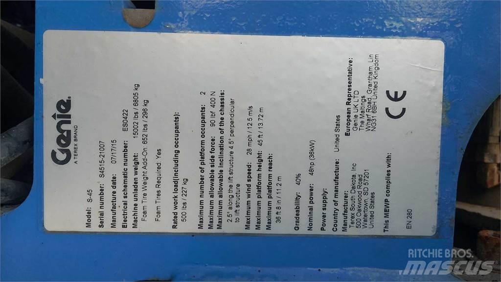 Genie S45G Nacele cu brat telescopic