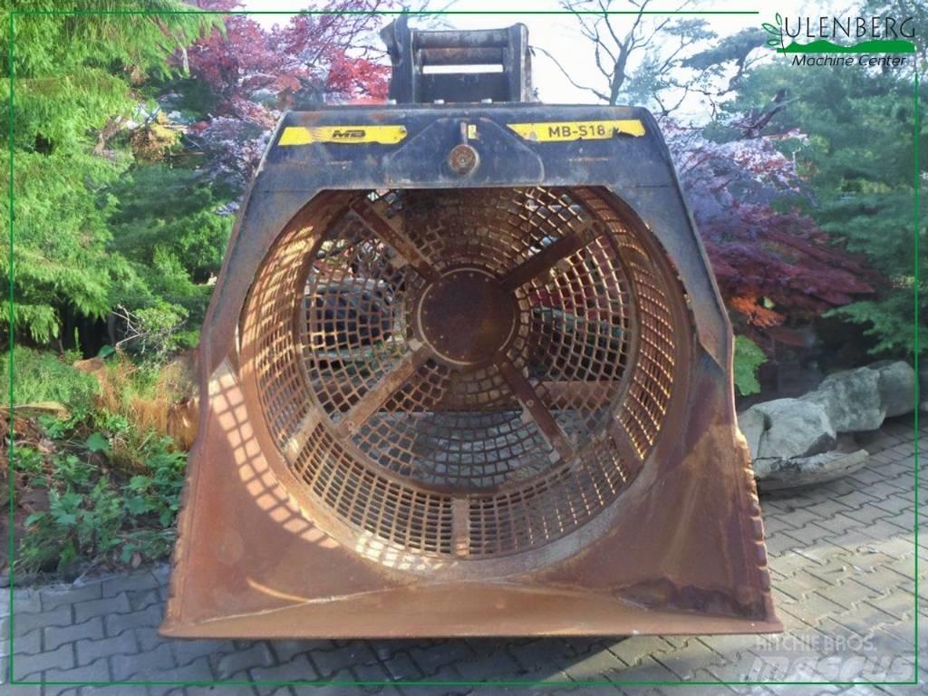 MB Crusher MB-S18 cupa de excavat cu cernere
