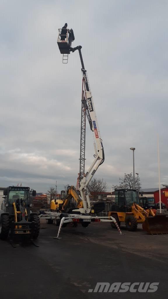 Dino 180 XT II Platforme aeriene montate pe remorca