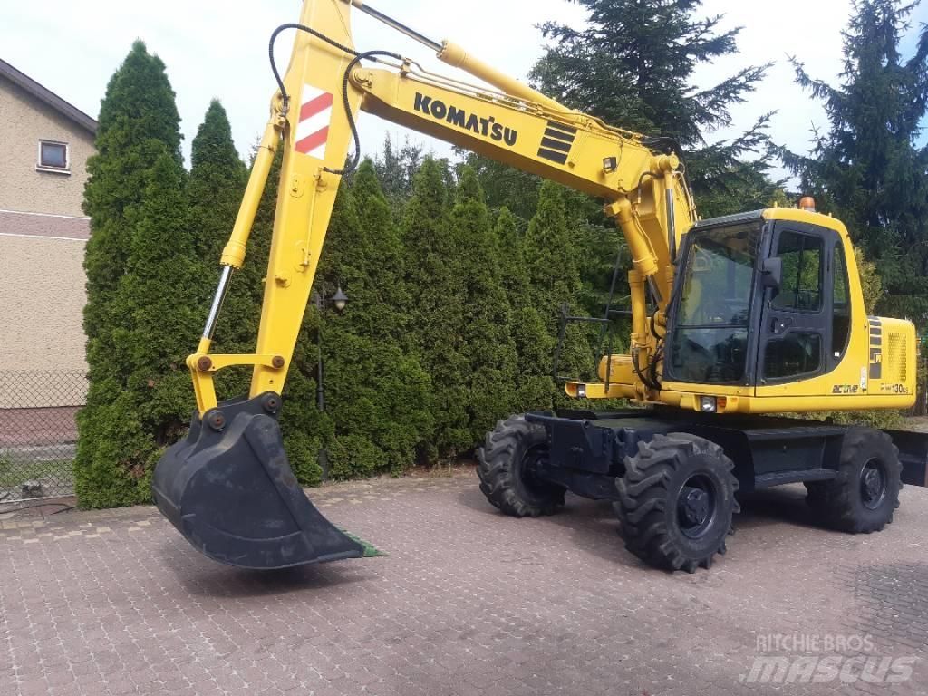 Komatsu PW 130-7 Excavatoare cu roti
