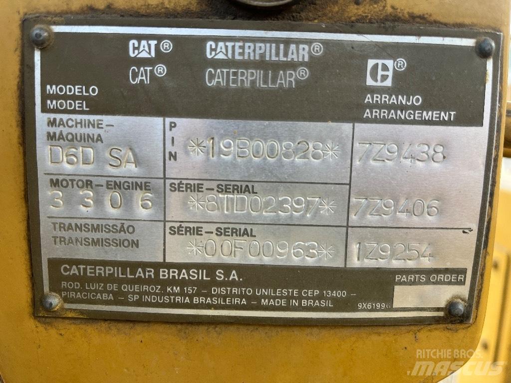 CAT D 6 Tractoare