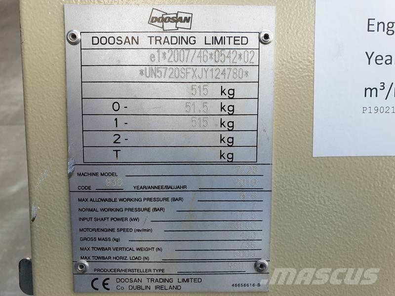 Doosan 7 / 20 Compresoare