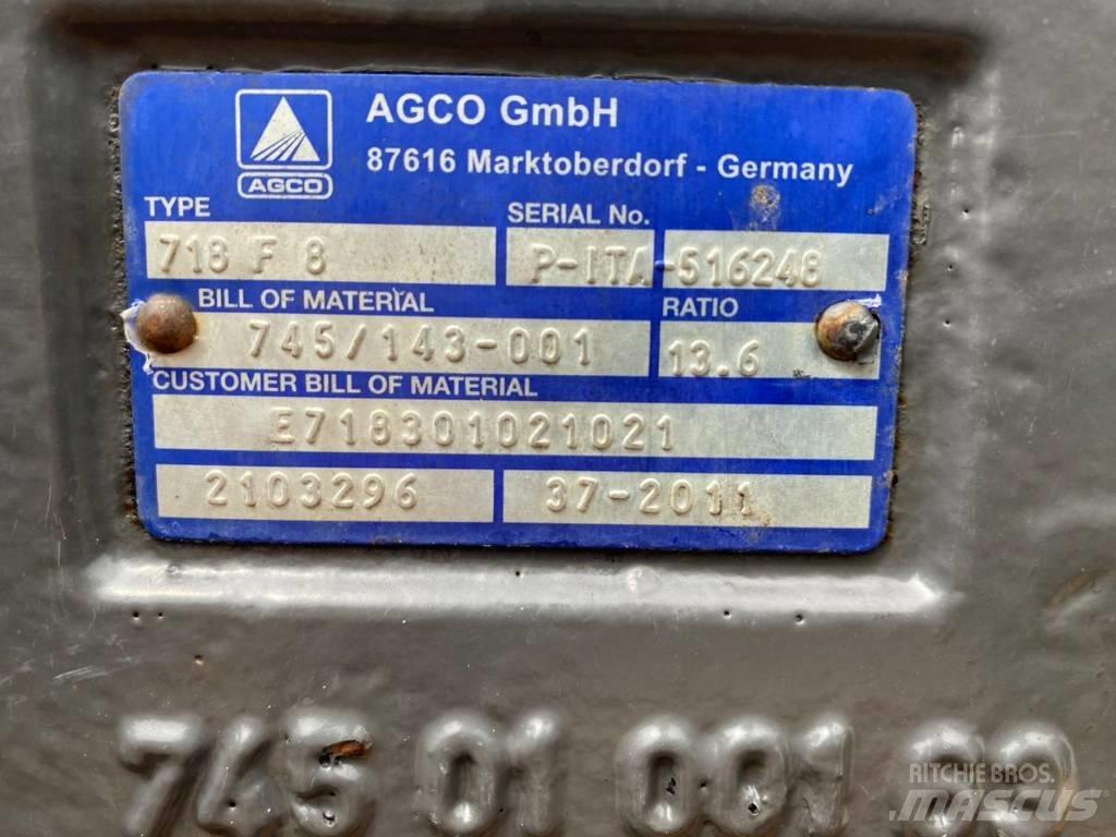 Fendt 820 FRONT AXLE Transmisie