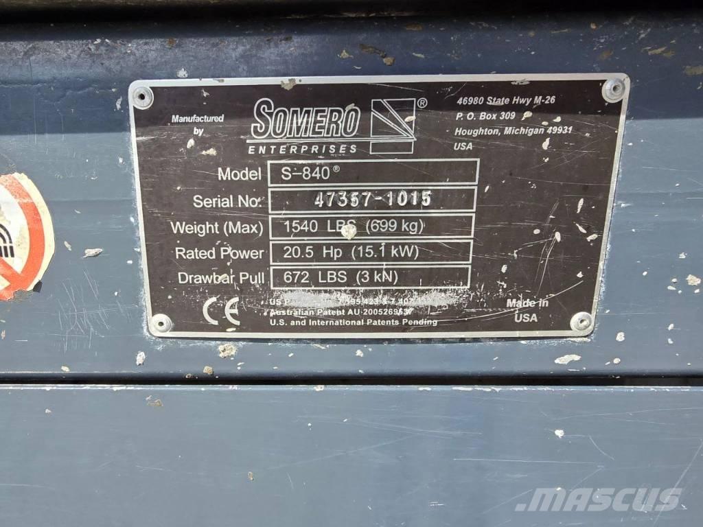 Somero S840 brațe de distribuție din beton