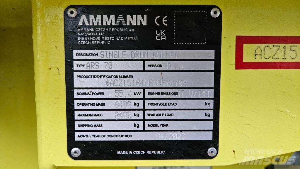 Ammann ARS 70 Cilindri compactori dubli