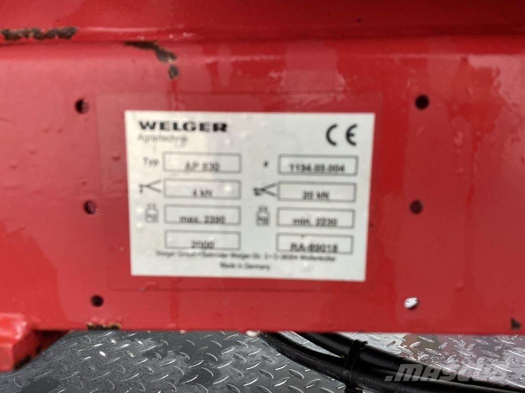 Welger AP 830 Baler dreptunghiular