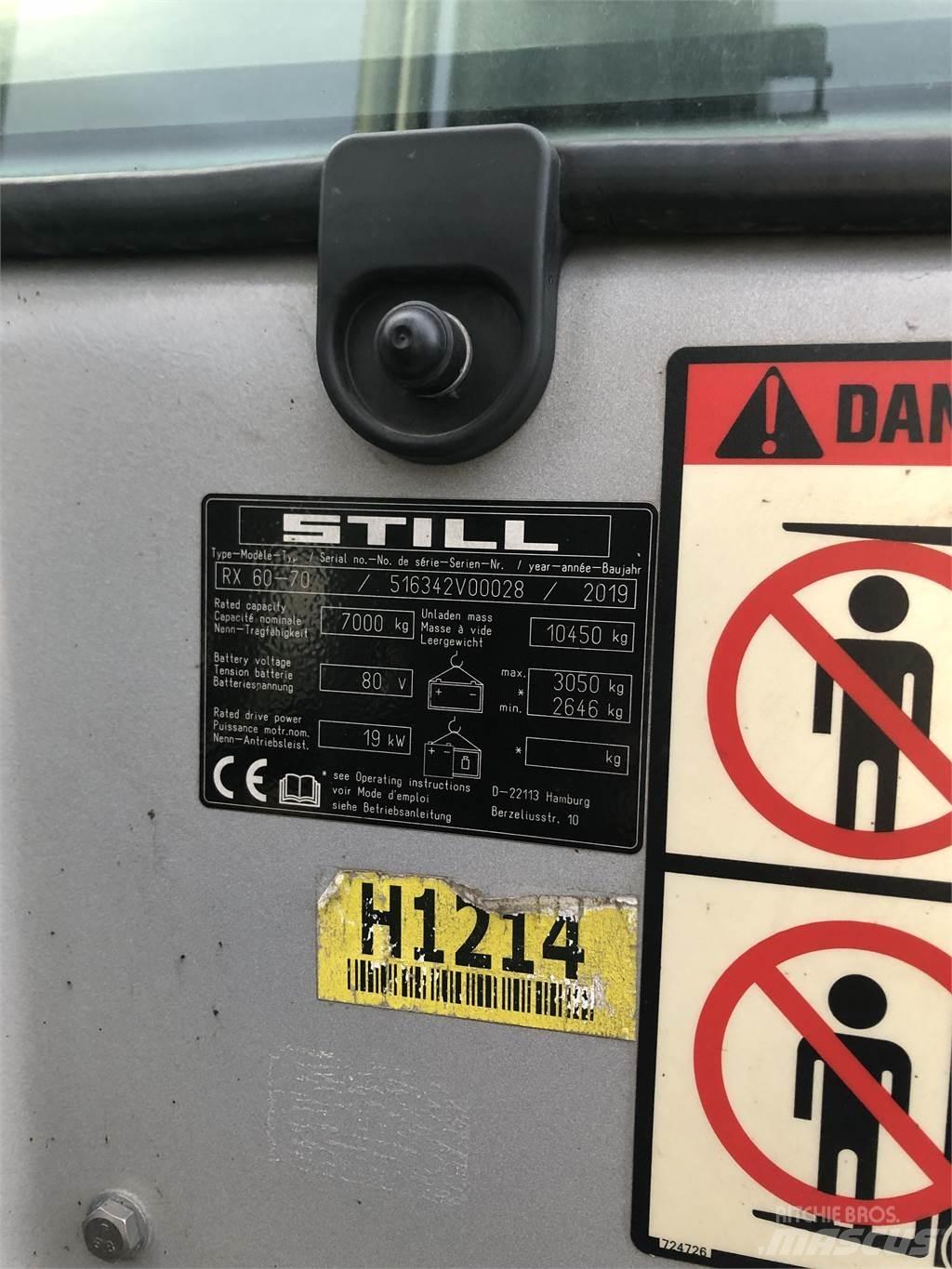 Still RX60-70 Stivuitor electric