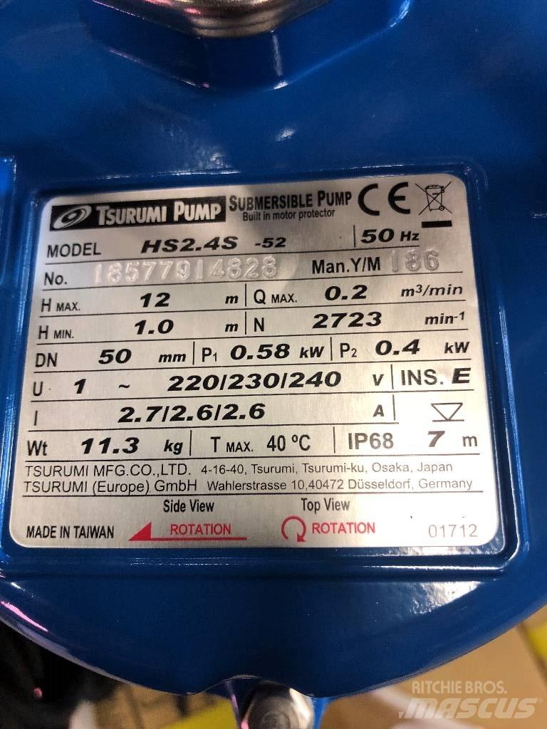 Tsurumi HS2.4S-52 Alte componente