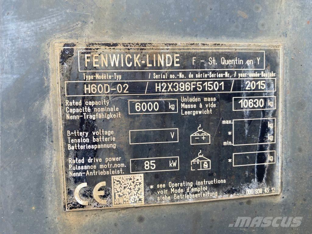 Linde H60D-02 Stivuitor diesel