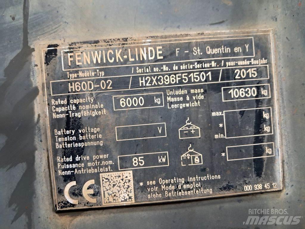 Linde H60D-02 Stivuitor diesel