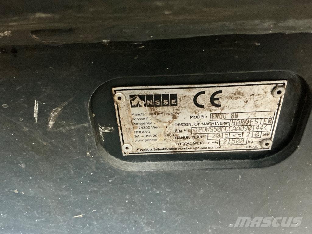 Ponsse ERGO 8W Combine forestiere