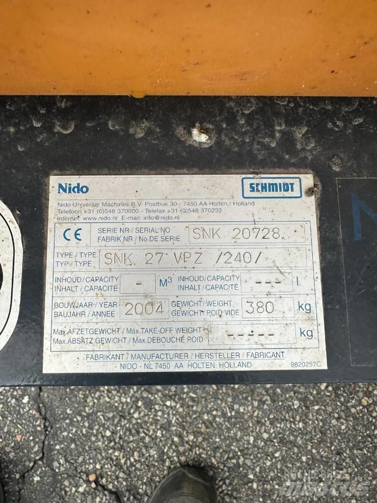 Nido SNK 27 VPZ Lame pentru dezapezire si pluguri