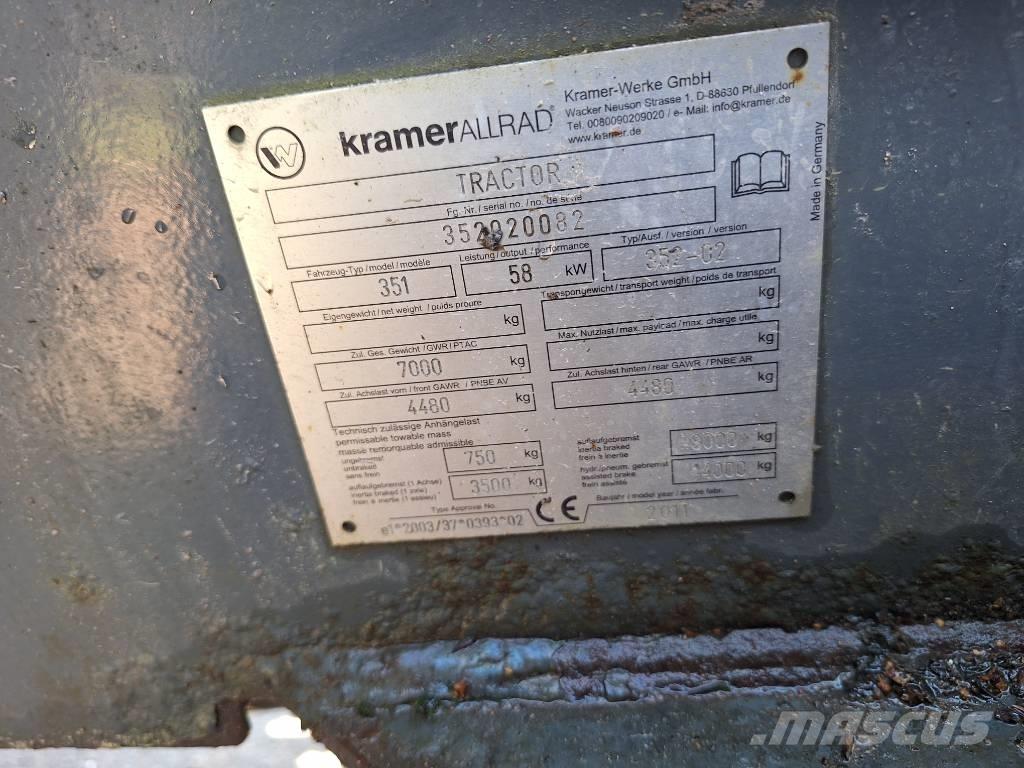 Kramer-allrad 780 Incarcator pe pneuri