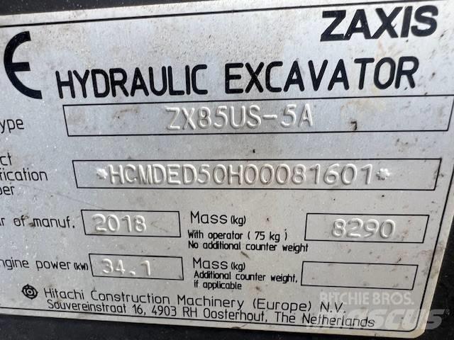 Hitachi ZX85US-5A Excavatoare 7t - 12t