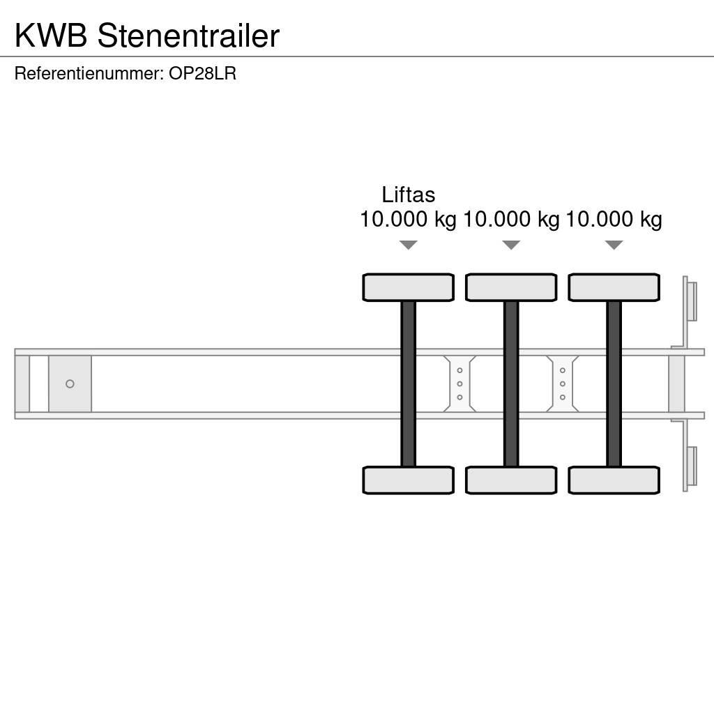  Kwb Stenentrailer Alte semi-remorci
