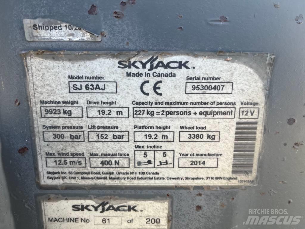 SkyJack SJ 63 AJ Nacele cu brat articulat