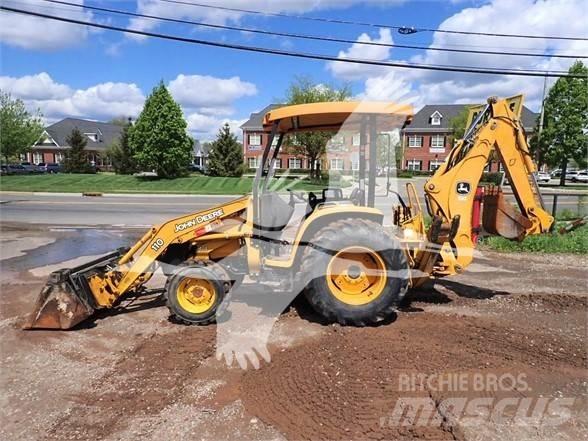 John Deere 110 Buldoexcavatoare