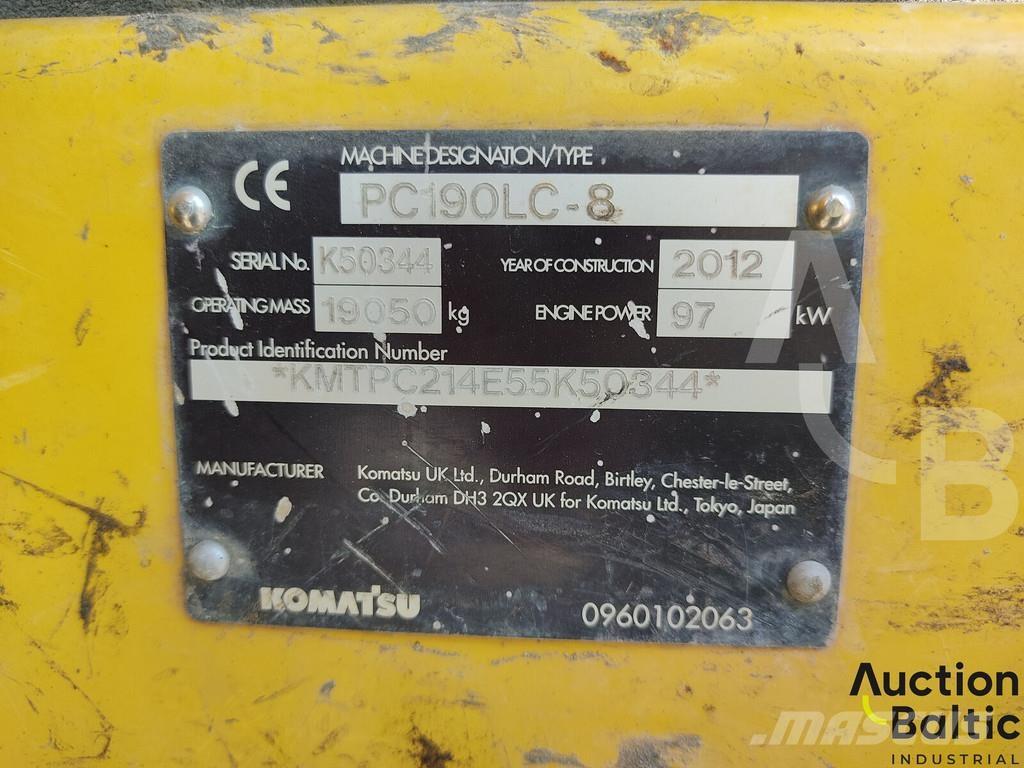 Komatsu PC190LC-8 Excavatoare pe șenile
