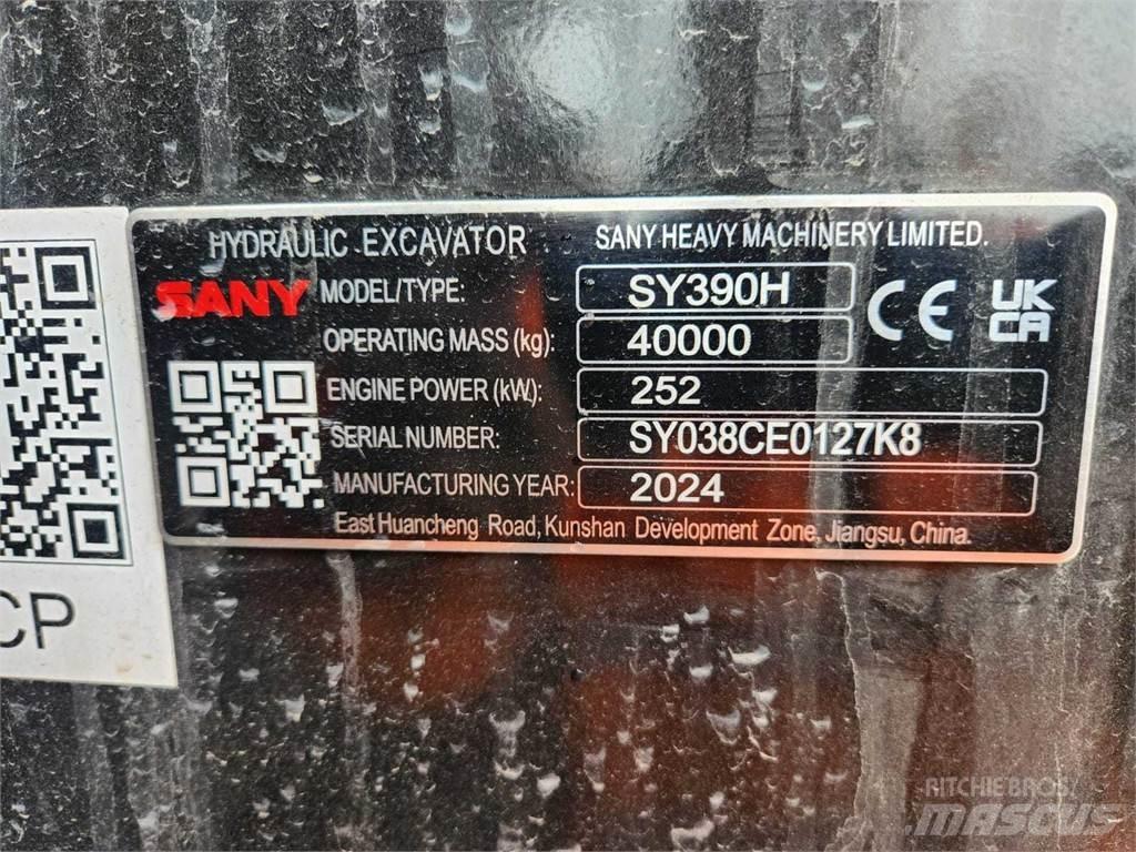 Sany SY390H Excavatoare pe șenile
