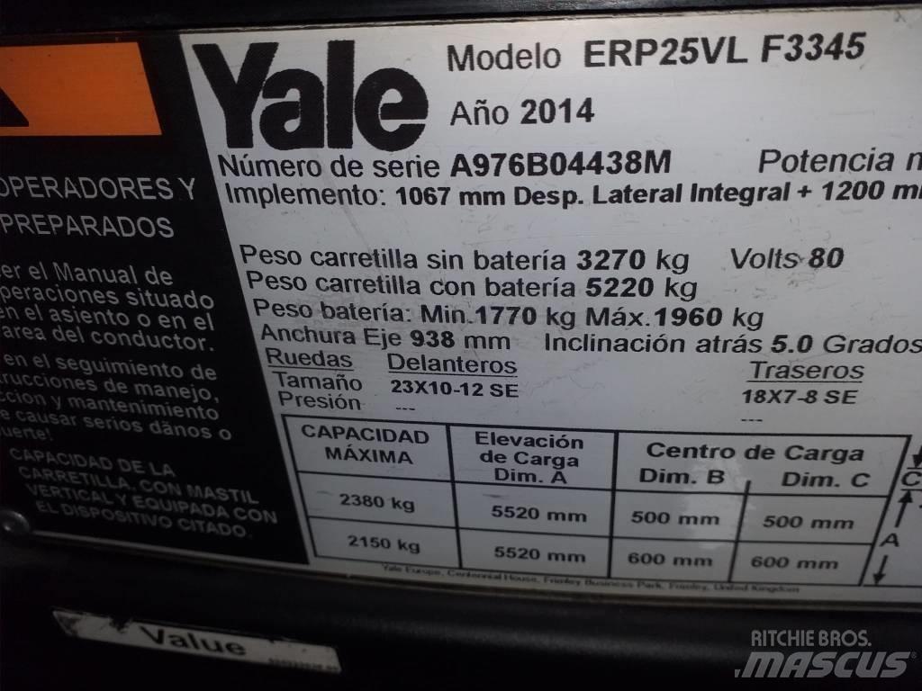 Yale ERP25VL Stivuitor electric