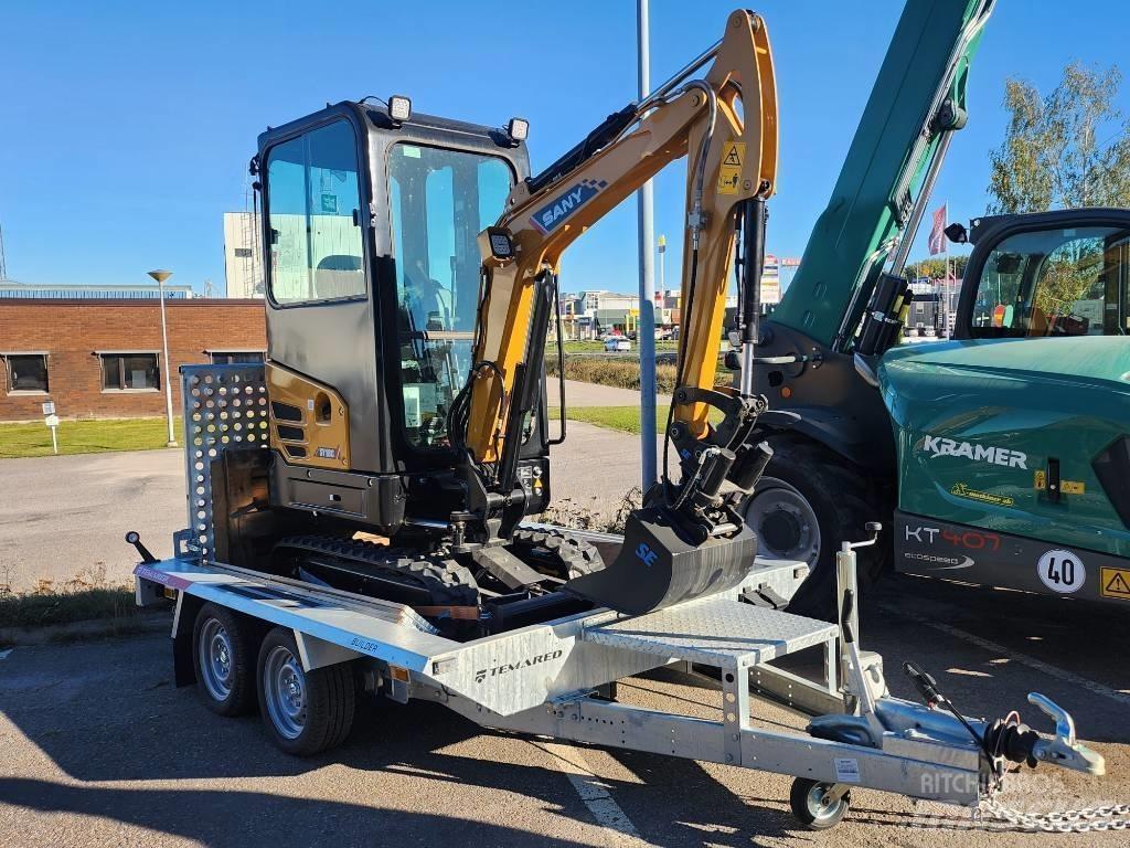 Sany 1.8 T Med Släp Mini excavatoare < 7t
