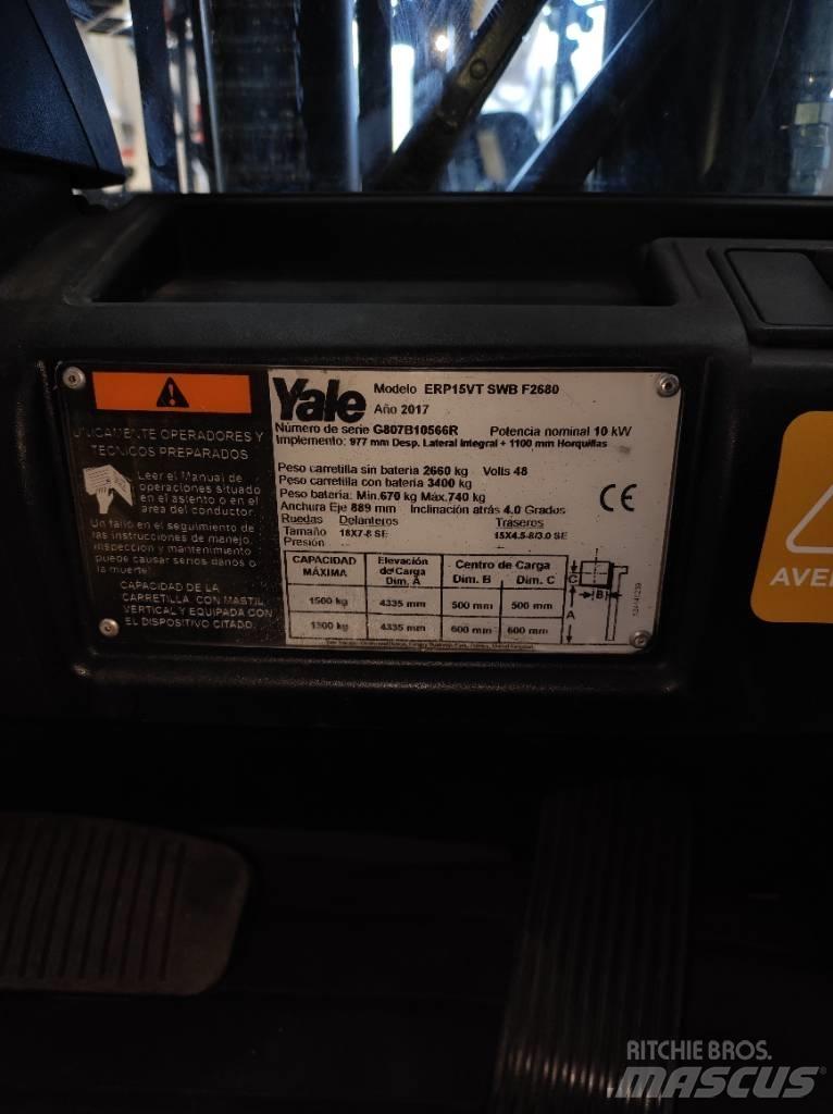 Yale ERP15VT SWB Stivuitor electric