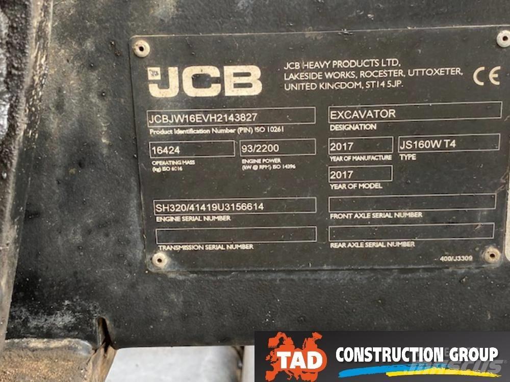 JCB JS 160 W Excavatoare cu roti