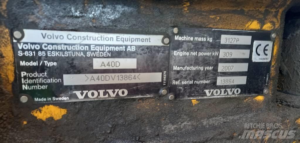 Volvo A 40 D Transportoare articulate