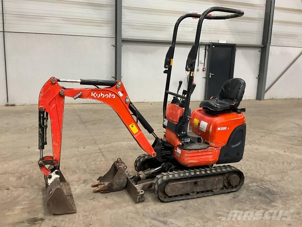 Kubota K 008-3 Mini excavatoare < 7t
