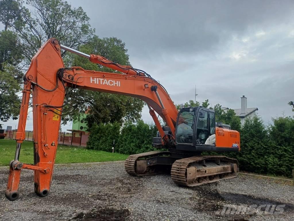Hitachi ZX350 Incarcator pe pneuri