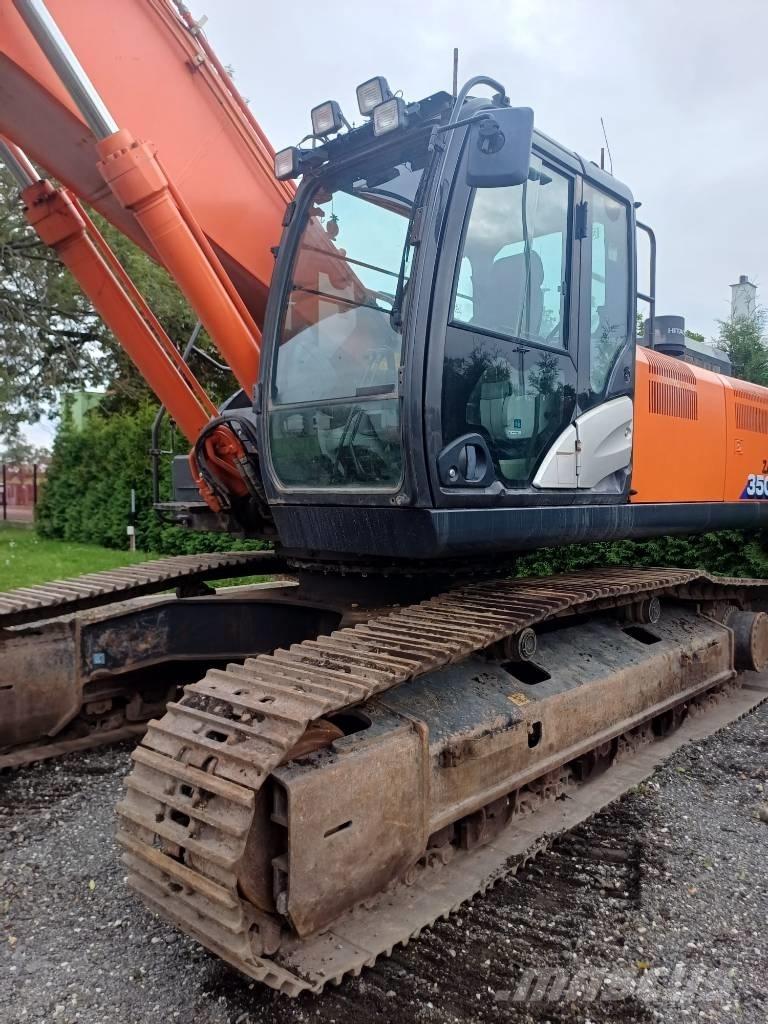 Hitachi ZX350 Incarcator pe pneuri