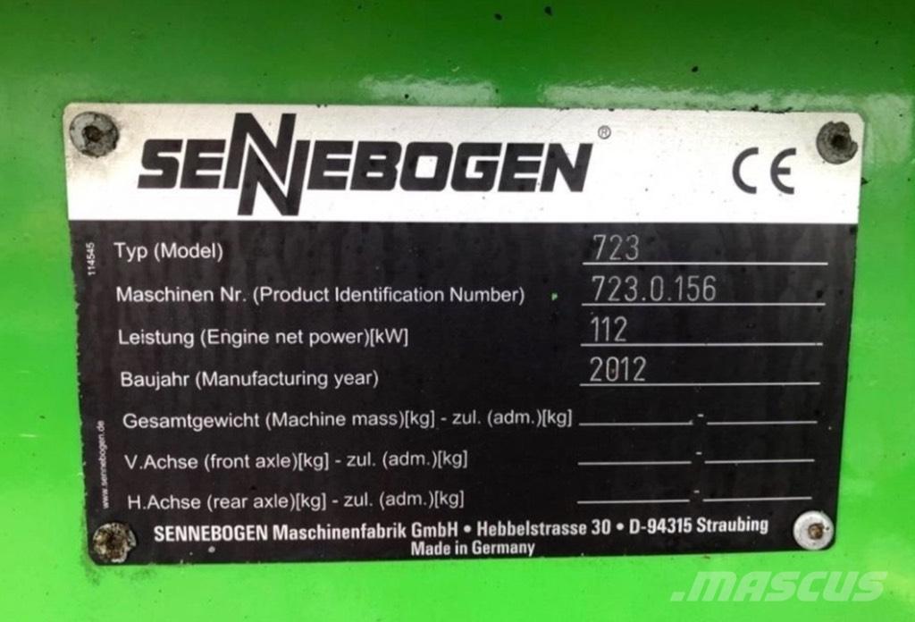 Sennebogen 723 Incarcator pe pneuri