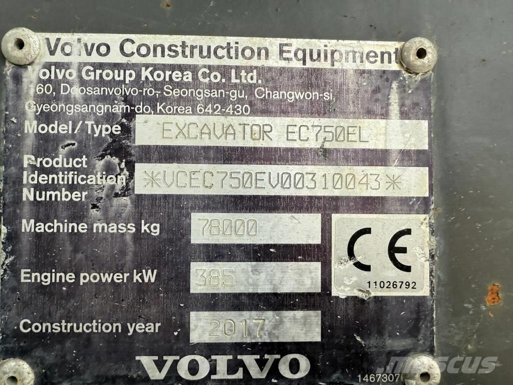 Volvo EC 750 EL Excavatoare pe șenile
