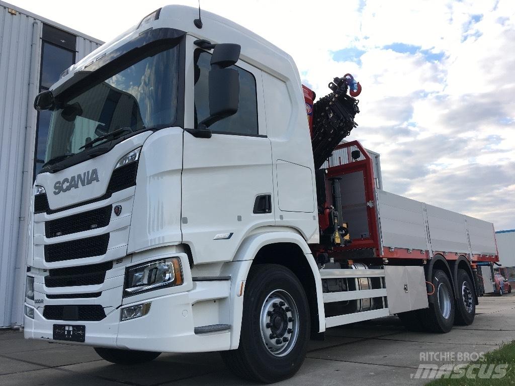 Scania R 500 LB Camioane cu macara