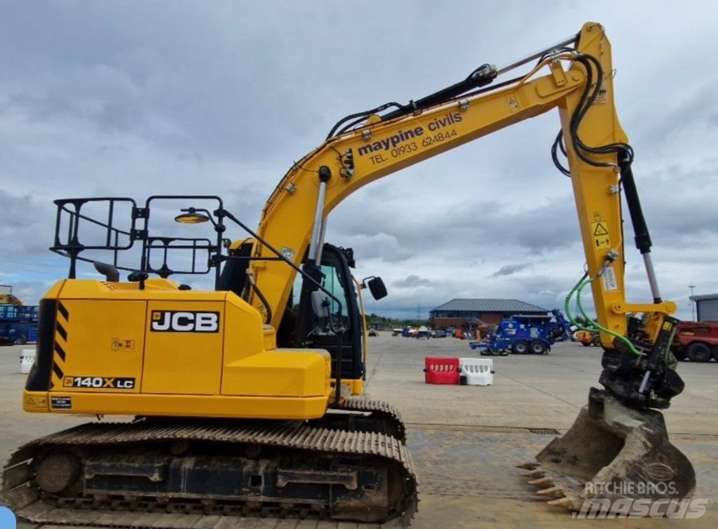 JCB 140X Steelwrist Excavatoare pe șenile

