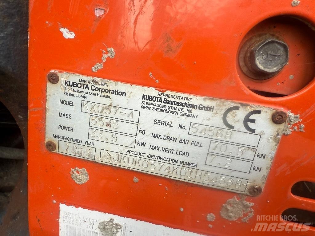 Kubota KX 057-4 Mini excavatoare < 7t