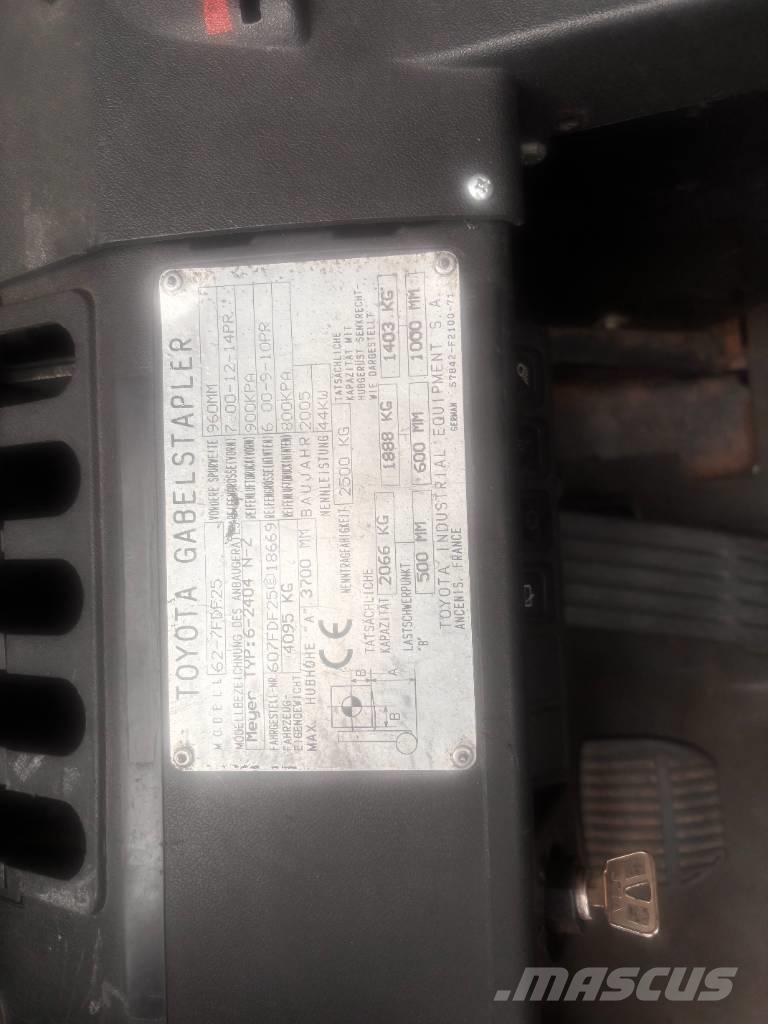 Toyota 62-7 FDF 25 Stivuitor diesel