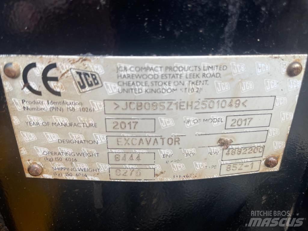 JCB 85 Z Excavatoare 7t - 12t