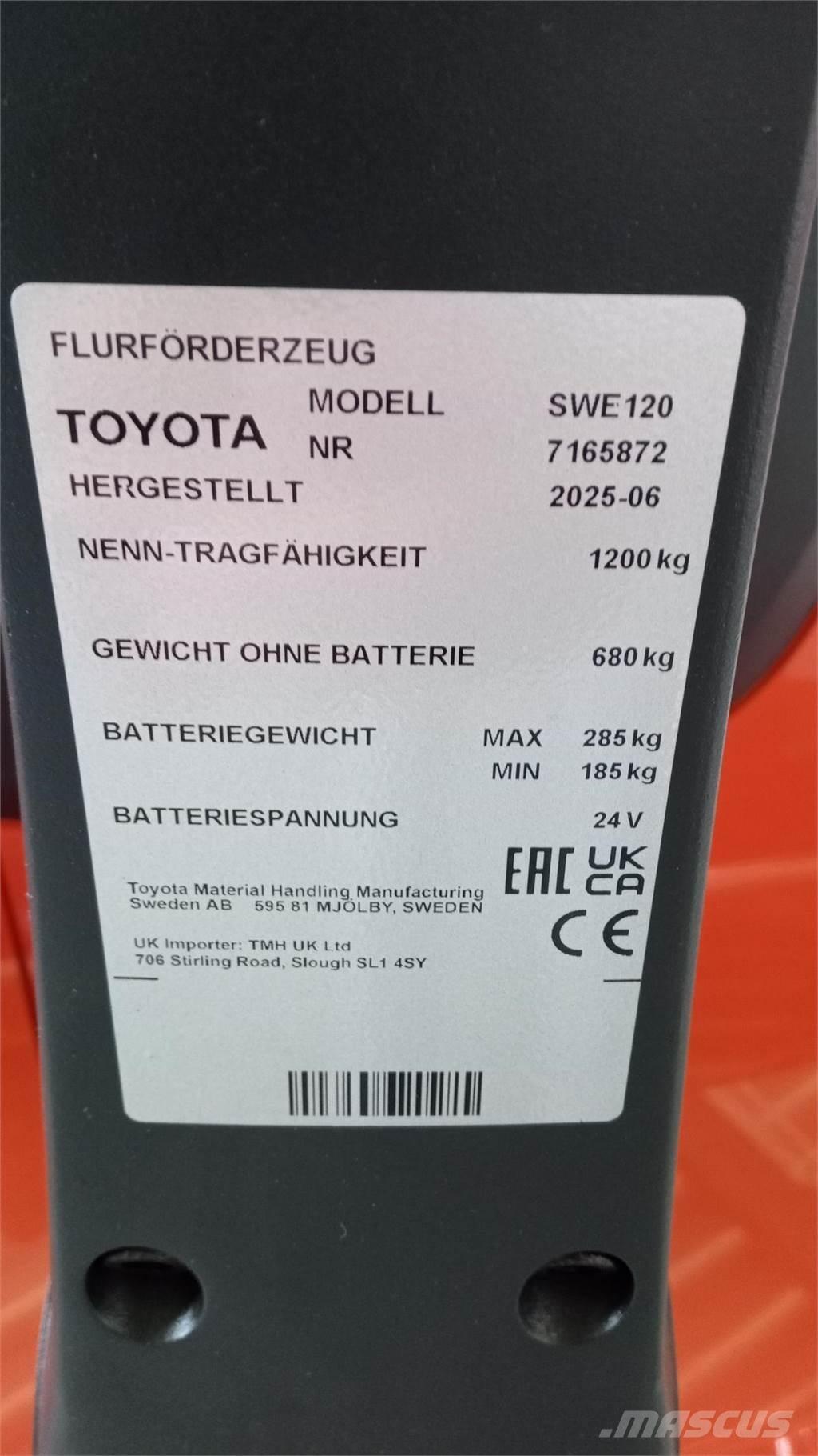 Toyota SWE120 Transpaleti autopropulsanti