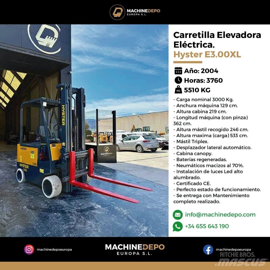 Hyster E3.00XL Stivuitor electric